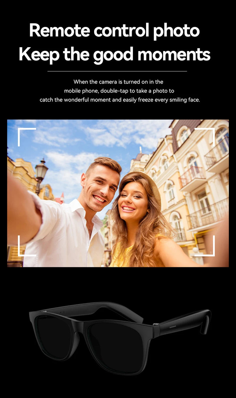 SightSmart Pro Camera Smart Bluetooth Glasses