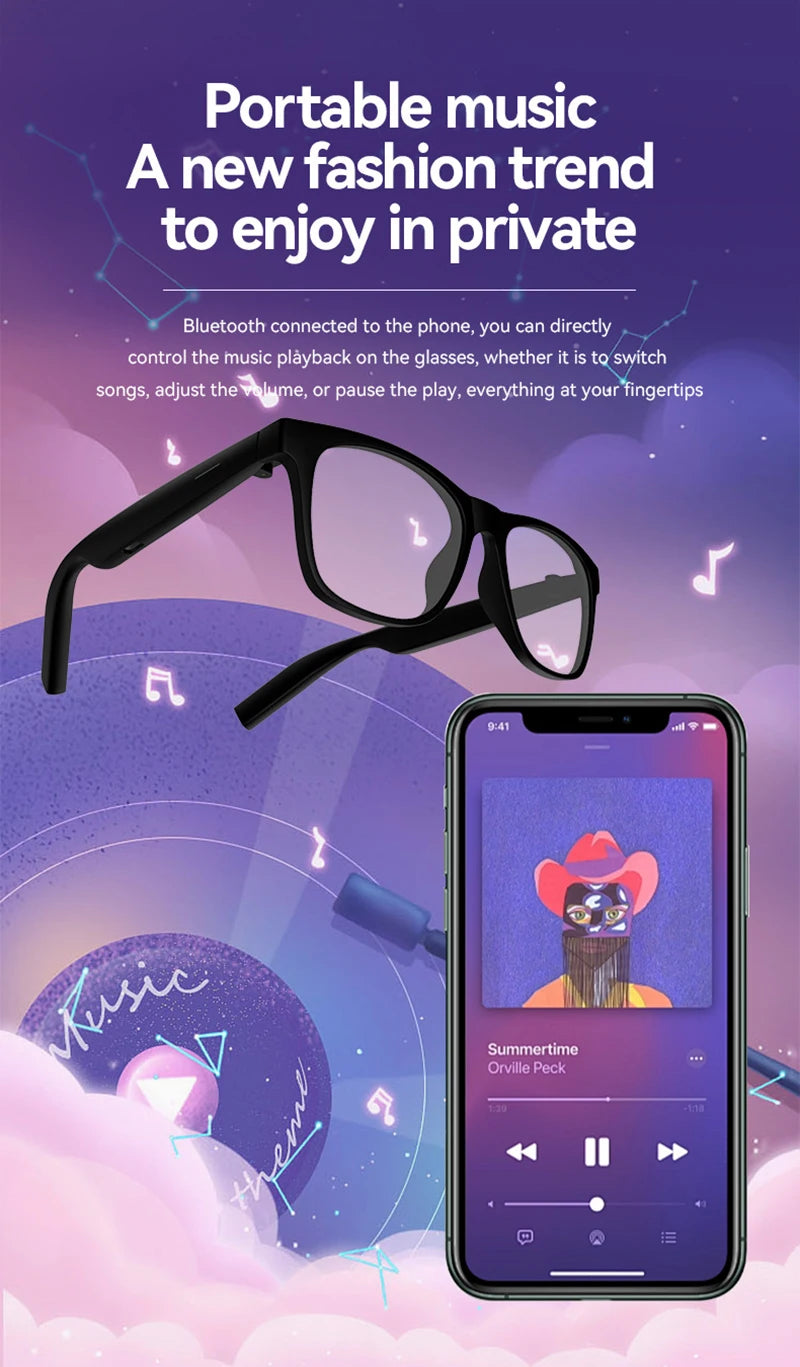 SightSmart Pro Camera Smart Bluetooth Glasses